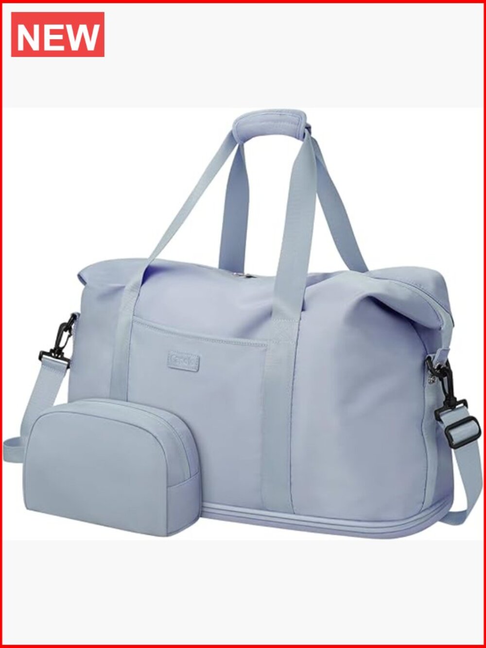 Expandable Travel Duffle Bag Weekender Overnight Hospital Bag with Toiletry Bag
